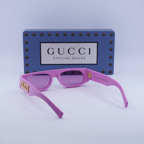 Gucci GG1771S 008 Geometric Sunglasses - Pink